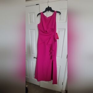 Fuschia formal gown